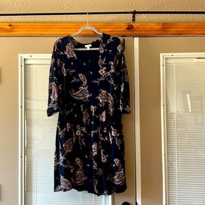 Garnet Hill paisley print dress